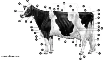 labeling a dairy cow