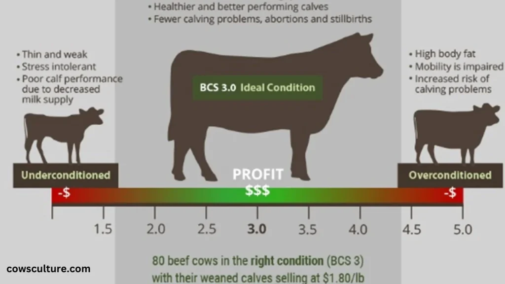 Dairy cow body condition score